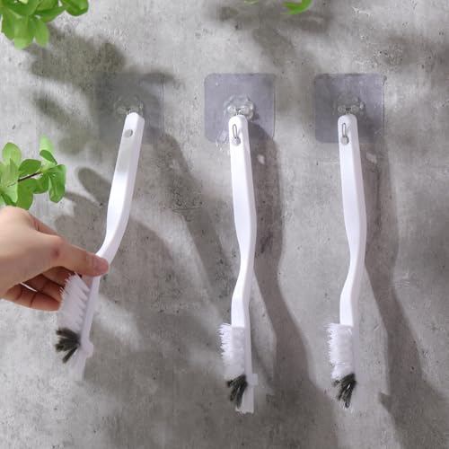 3-Piece Right Angle Kitchen Scrub Brush Set for Deep Cleaning