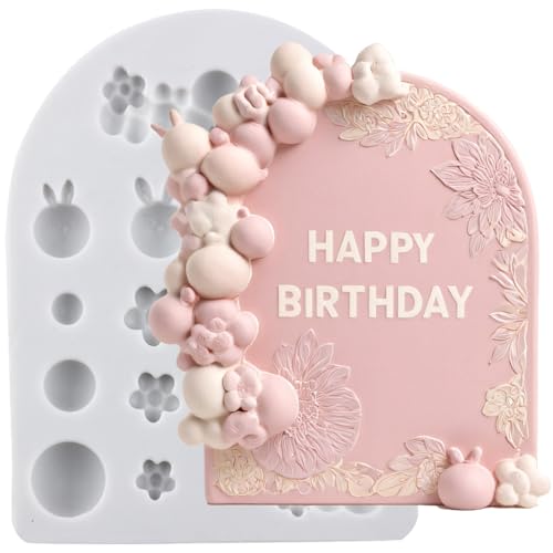 Hemisphere Pearl Bubble Silicone Mold for Cake Decoration