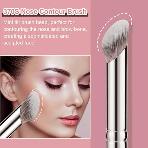 ENERGY Angled Under Eye Concealer Brush - Dense Vegan Makeup Brush