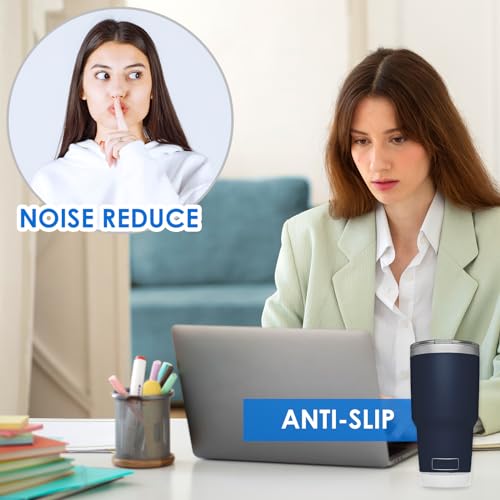 4 PCS Silicone Boot for 20 oz 30 oz, Silicone Tumbler Boot Sleeve Non-Slip Heat-Resistant Water Bottle Boot for Coffee Mug Cup