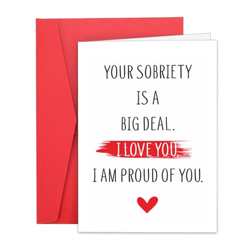 Inspirational Sobriety Card with Envelope - Heartfelt Gift