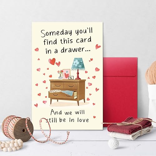 Heartfelt Father's Day Card for Husband or Boyfriend - 8.1x5.3in