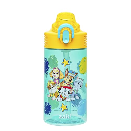 Kids 16oz Leak-Proof PAW Patrol Water Bottle with Straw - Chase, Marshall, Skye