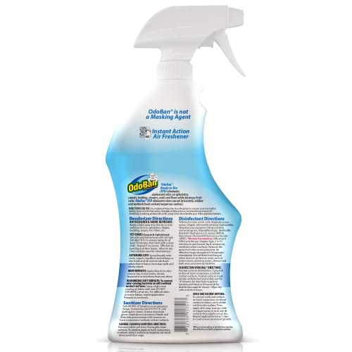OdoBan Disinfectant Spray - Fresh Linen Scent, 32 oz, Multi-Purpose Cleaner