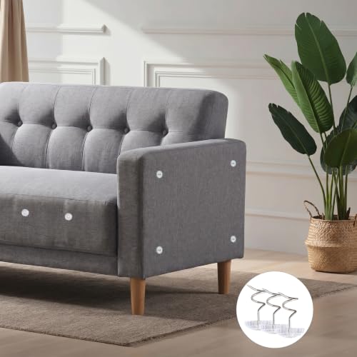 60 Pcs Upholstery Tacks with Clear Heads for Slipcovers & Furniture