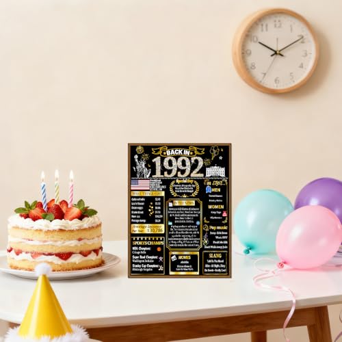 34th Anniversary Card for Husband Wife 1992 Milestone Gift