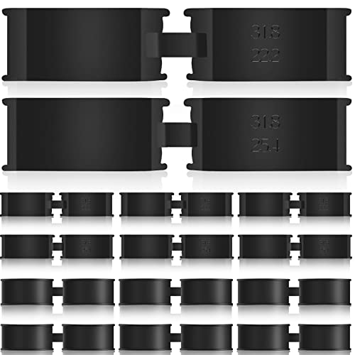 12 Pcs Bicycle Handlebar Shim Rubber Gasket 22.2/25.4 mm to 31.8 mm Bike Handlebar Shim Spacer Reliable Lightweight Non Slip Handle Grip Adapter Stem Reducer