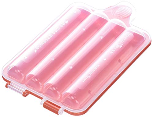 Nordic Ware Microwave Hot Dog Steamer, 4-Capacity Red Cooker
