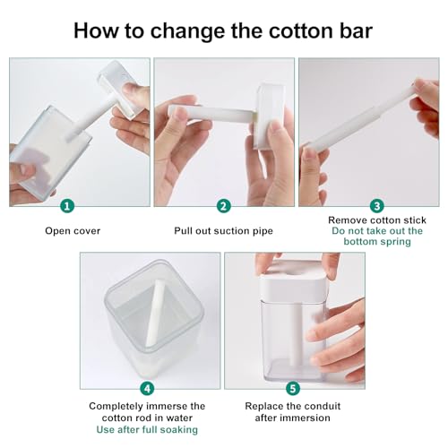 Humidifier Filter Cotton Refill 10 Pieces for Portable Car & Home Humidifiers