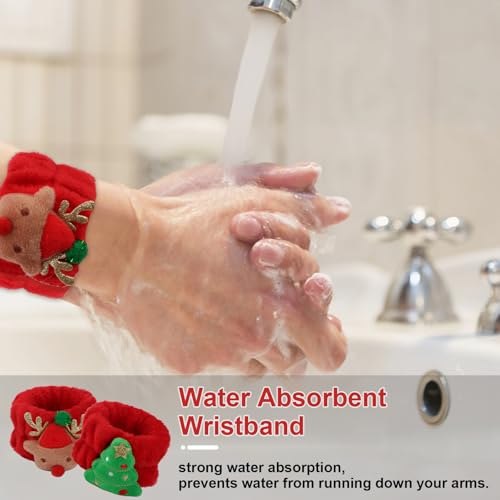 WHAVEL Spa Headband and Wristbands Set for Washing Face Skincare