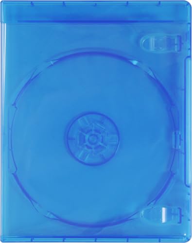 (5 Pack) Blu-Ray Empty Replacement Cases - Single Capacity Standard