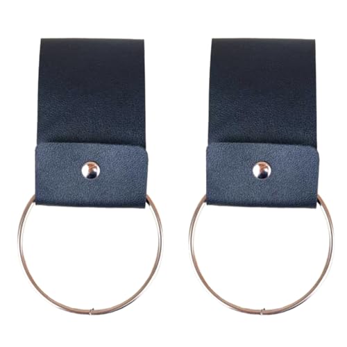 2 Pcs Farmhouse Kitchen Towel Holder, Over Cabinet Door Towel Ring Hanger