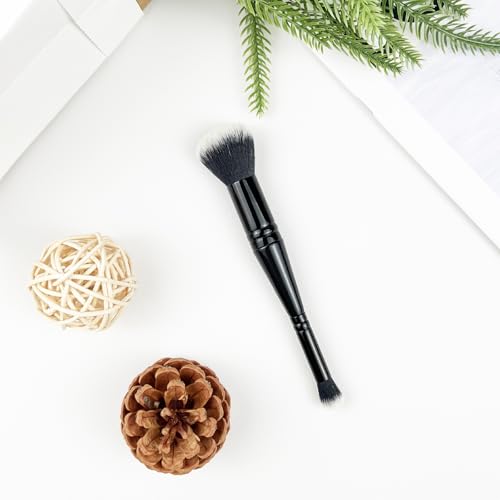 Complexion Duo Brush Dual-Ended Makeup Brush for Foundation and Concealer