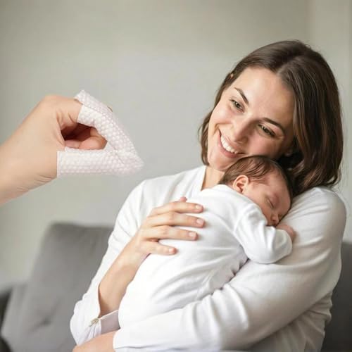 100 PCS Cotton Finger Cots, Finger Covers Protection for Finger Tips, Breathable, Sweat Resistant, and Wear-Resistant, and Injured Fingers,Ear Cleaning Finger Wipes for Dogs and Catss