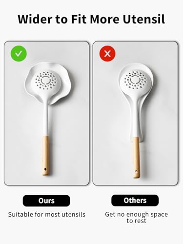 Ceramic Spoon Rest - Modern Flower-Shaped Spoon Holder for Kitchen