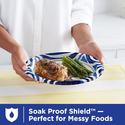 Dixie Ultra Heavy Duty Paper Plates, 10 Inch, 44 Count, Soak-Proof