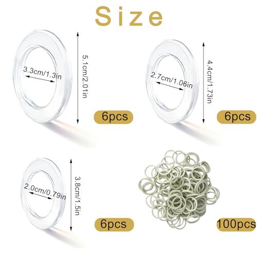 QTRQTR Clear 18-Pack Clothing Cinch Clips for Women - Shirt & Dress Tightening
