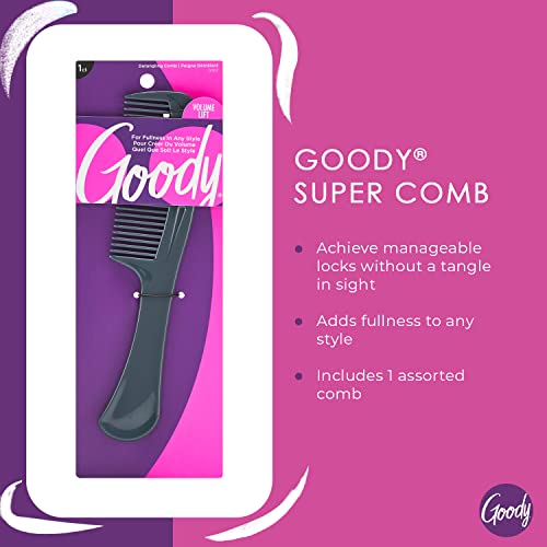 Goody Super Detangling Hair Comb with Extra-Long Teeth