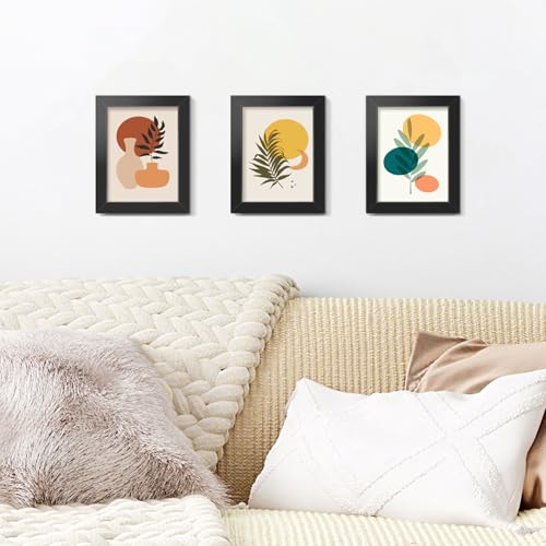 LaVie Home 2x3 Picture Frame Set, Black Photo Frames with HD Plexiglas