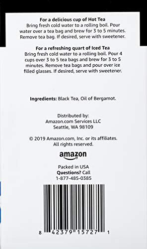Happy Belly Earl Grey Tea Bags - 20 Count Box