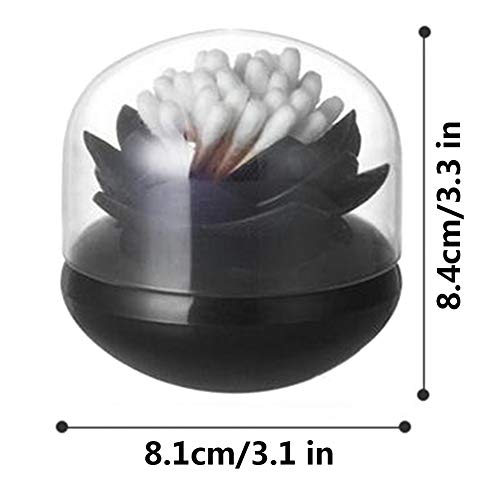 Creative Lotus Cotton Swab Holder - 2 Pack Q-Tips Organizer