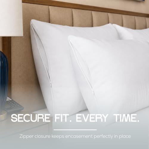 Utopia Bedding Waterproof Pillow Protectors, Queen Size, 40-Pack