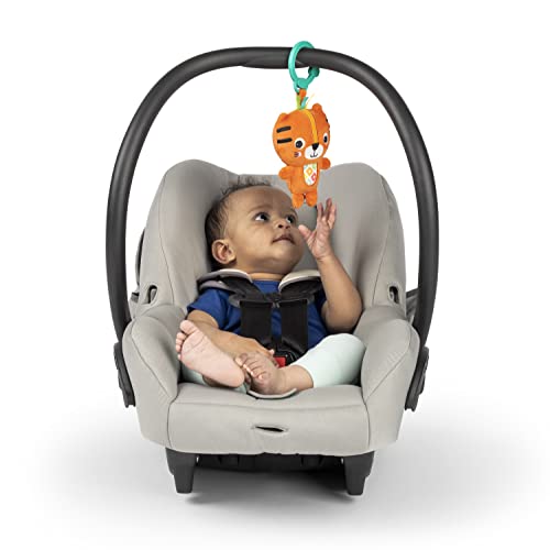 Bright Starts Jingle Joy Tiger Reach & Rattle Toy for Strollers