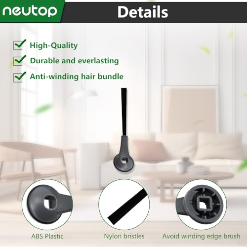 10-Pack Replacement Side Brushes for Shark IQ & AI Robot Vacuums
