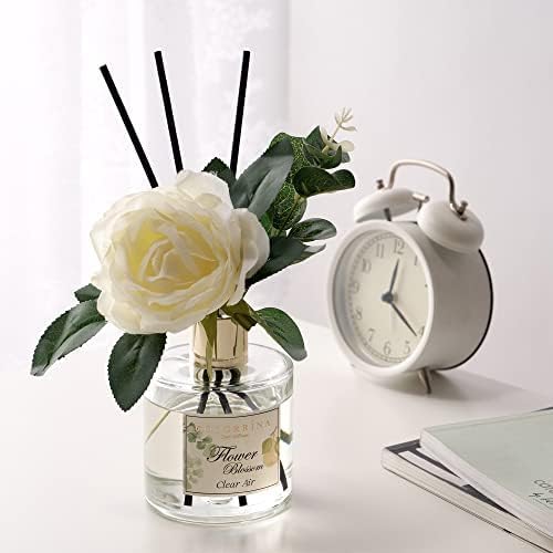 Cocorrina Reed Diffuser Set - 6.7 oz Flower Scented Diffuser with Sticks for Home Fragrance | Perfect for Living Room & Bathroom Decor