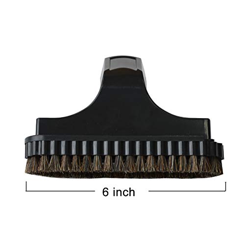 EZ SPARES 6-Inch Soft Horsehair Vacuum Brush - 32mm Universal Attachment
