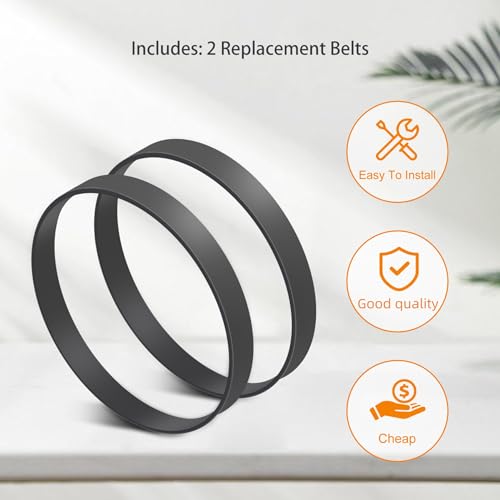 Cherimo Vacuum Belts Compatible with Bissell PowerForce Helix - Pack of 2