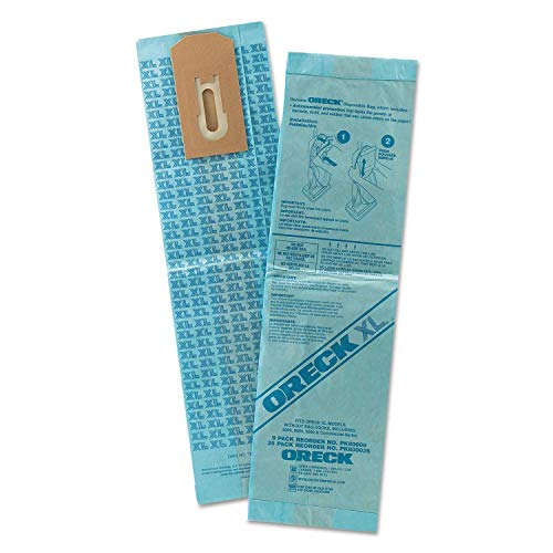 Commercial PK80009 Disposable Vacuum Bags XL Standard Filtration Pack of 9