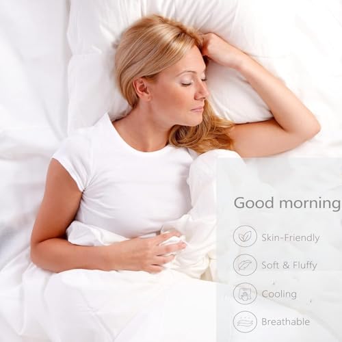 JUWENIN Queen Fitted Sheet - Ultra Soft Brushed Microfiber, Deep Pocket