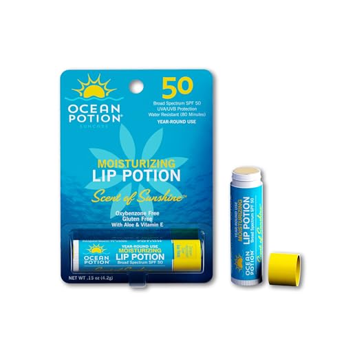 Ocean Potion Sunscreen Lip Balm SPF 50 - Hydrating Broad Spectrum Lip Care