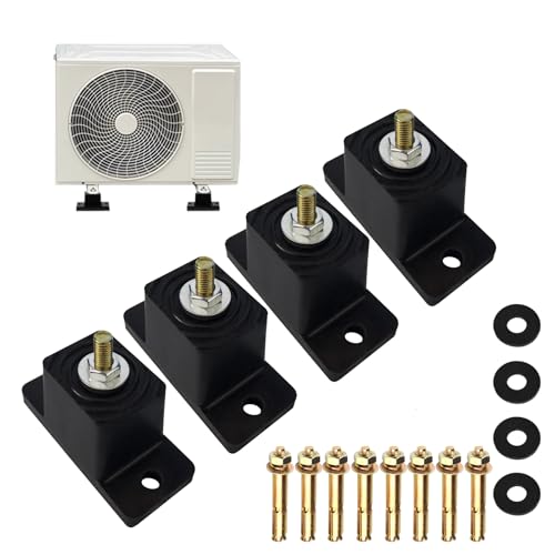 Anti-Vibration Rubber Mounting Brackets for Split AC with Expansion Screws