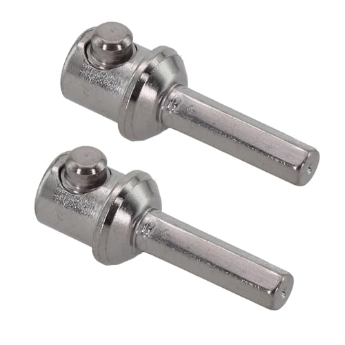 Chimney Brush Drill Adapter Set - Durable Metal Extension Rods (2pcs)