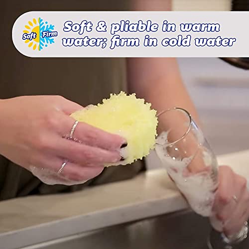 Scrub Daddy Lemon Fresh Scent Sponge - Scratch-Free Dish Cleaner