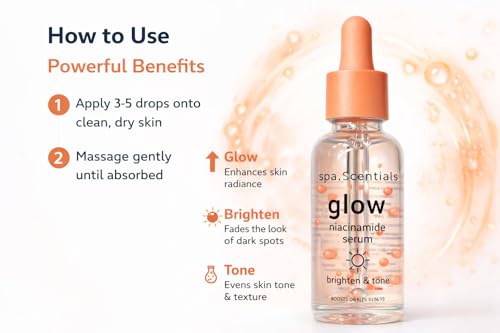 Spa Scentials Glow Niacinamide Serum - Brightening Face Serum 30 mL