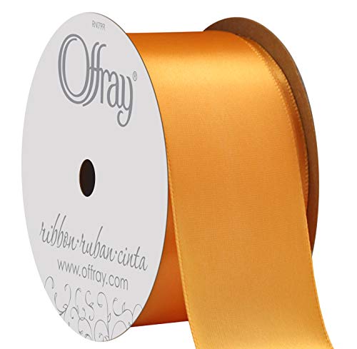 Gold Yellow 1.5" Single Face Satin Ribbon - 4 Yards