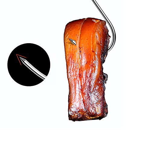 304 Stainless Steel Meat Hooks - 20Pcs Butcher Smoking Hooks