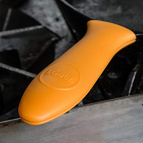Lodge Silicone Hot Handle Holder Pack of 12 - Orange, 5.625" x 2" - Heat-Resistant, Dishwasher Safe for 9+ Inch Cast Iron Skillets