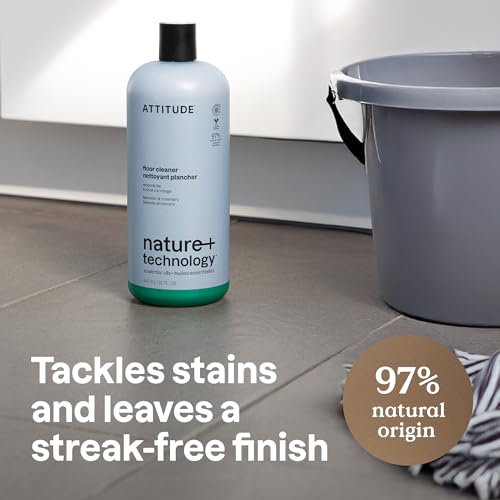 ATTITUDE Natural Floor Cleaner, Lavender & Rosemary, 32 Fl Oz