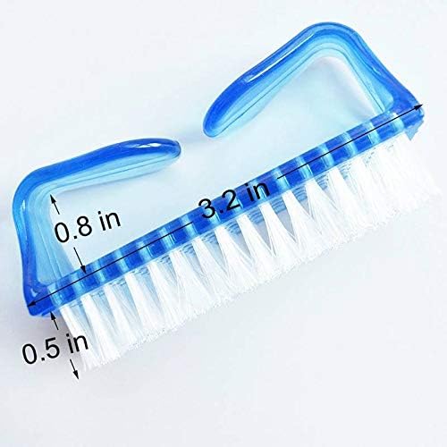 Leline's Handle Grip Nail Brush 2-Piece Set - Soft Bristle Dirt Remover