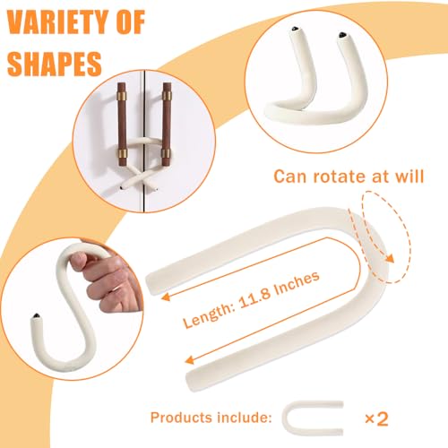 OULIGET Bendable Multifunctional S-Hook Hanger - 2 Pieces for Garage, Closet, Kitchen