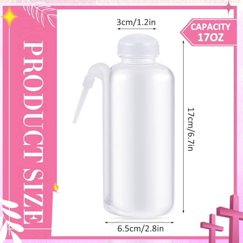 Jingmore Communion Filler Squeeze Bottle 17 oz with Side Spout - Religious Service Supplies