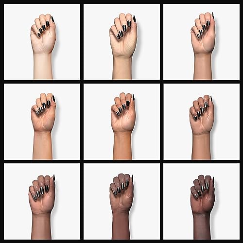 Sally Hansen Hard as Nails Color Polish, Black Heart, 2-Pack