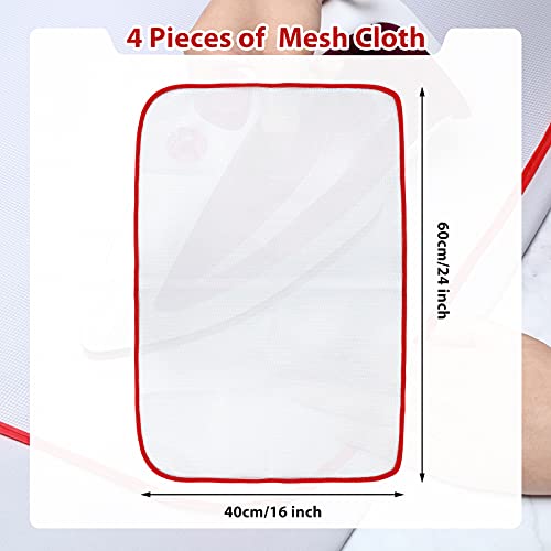 4-Pack Ironing Scorch Mesh Cloths – Heat-Resistant Pressing Pads