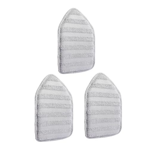 CLEANHOME Microfiber Replacement Pads - 3 Pack for Tub & Tile Scrubber Brushes