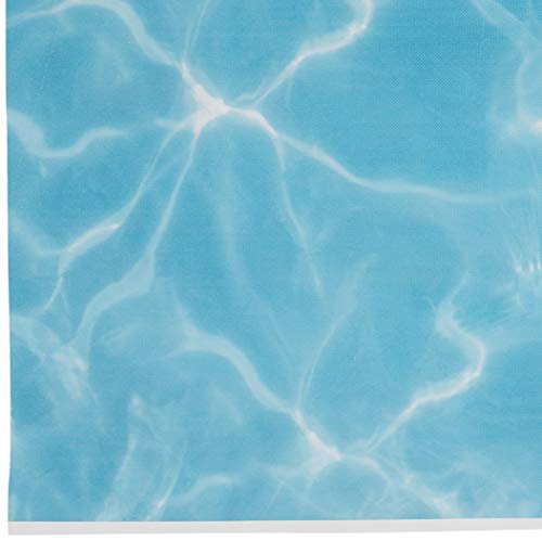 Water Print Plastic Tablecloth for Summer Pool Parties - 54" x 108"