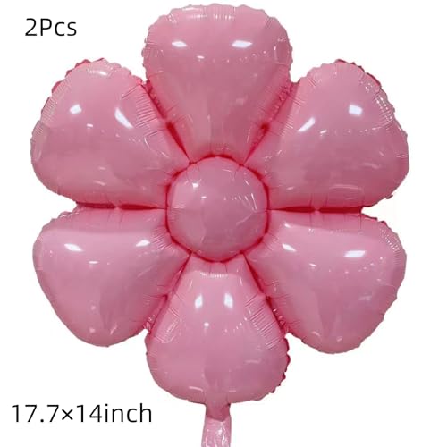 Daisy 2nd Birthday Party Decoration Set - 40 Inch Pink Number 2 Balloon